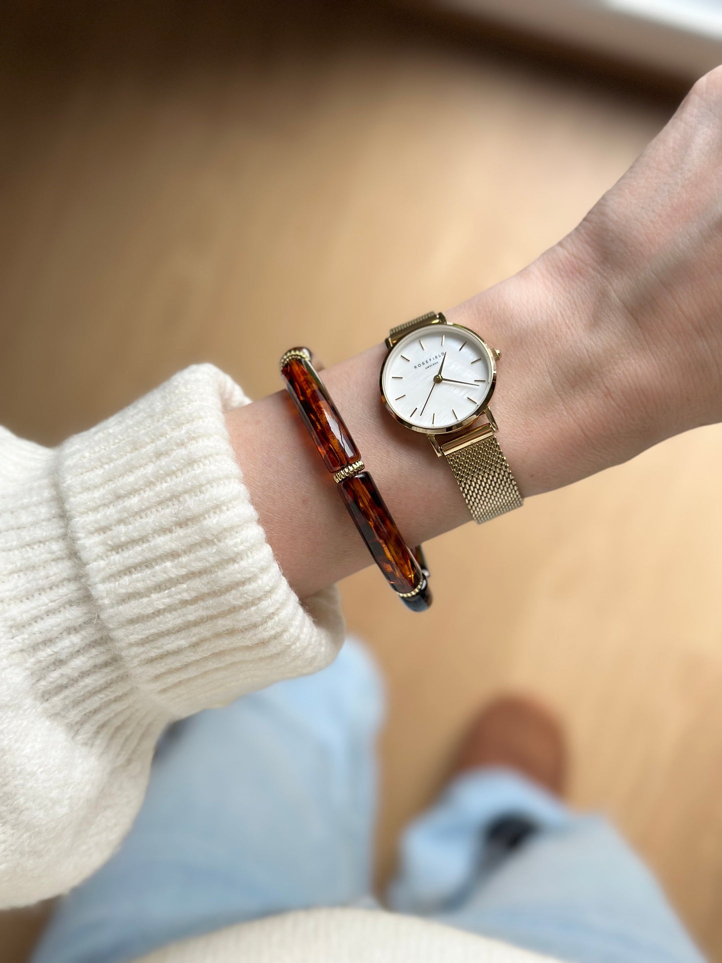 Bracelet tube fin Léo
