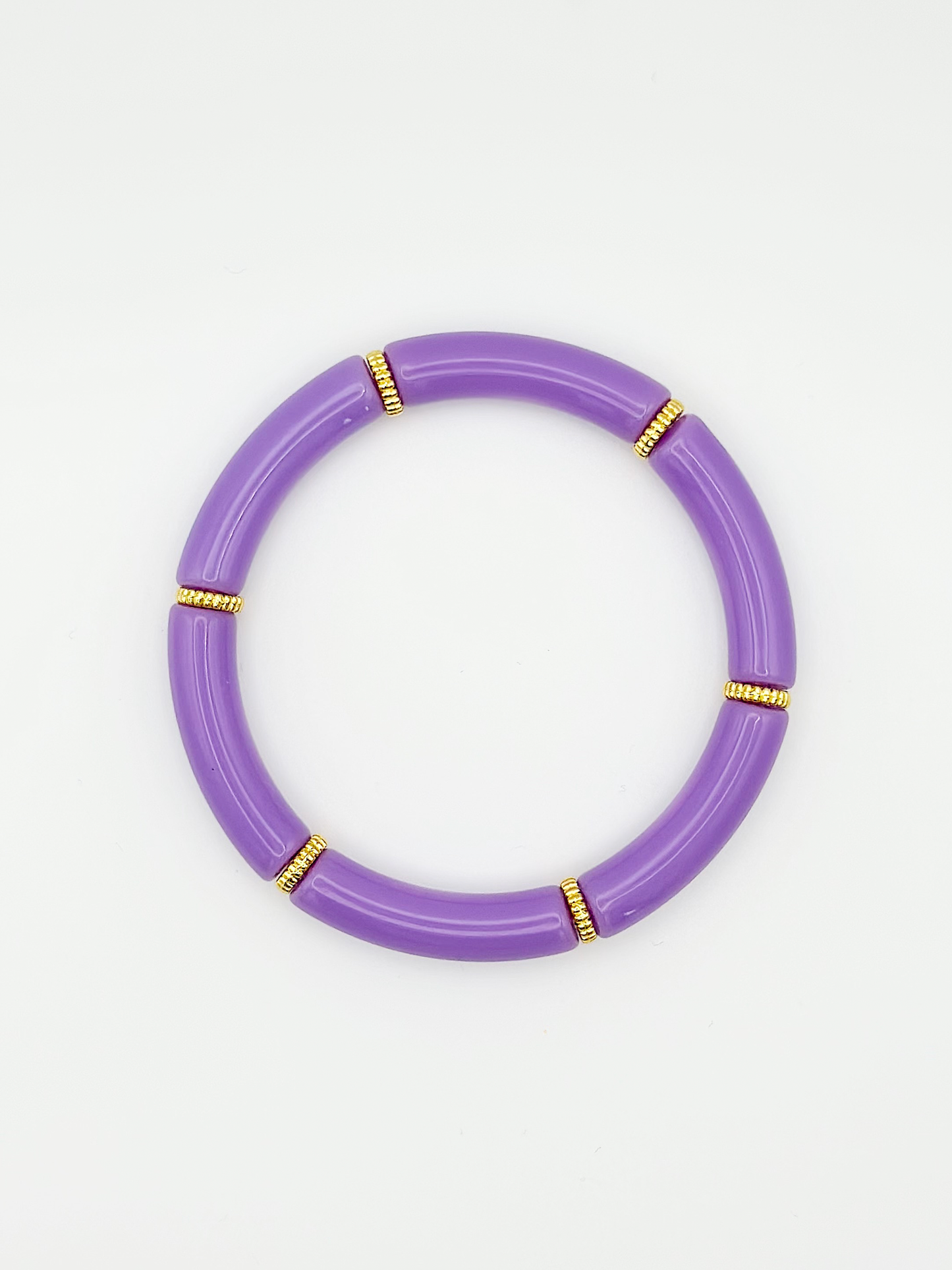 Bracelet tube fin Lavande