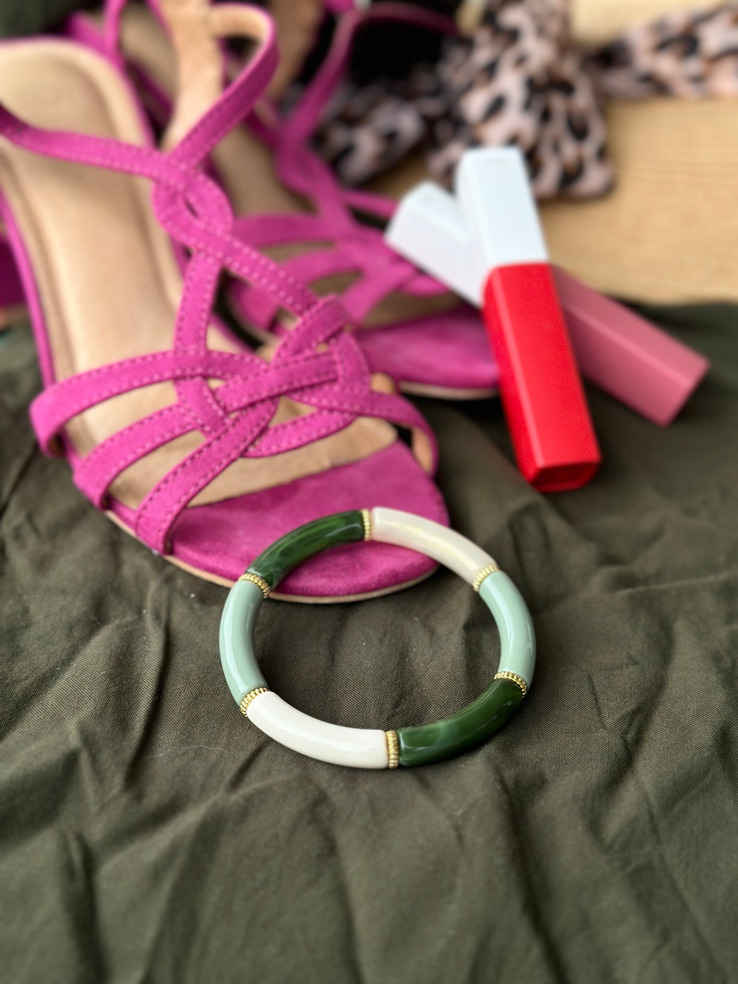 Bracelet tube fin Bali