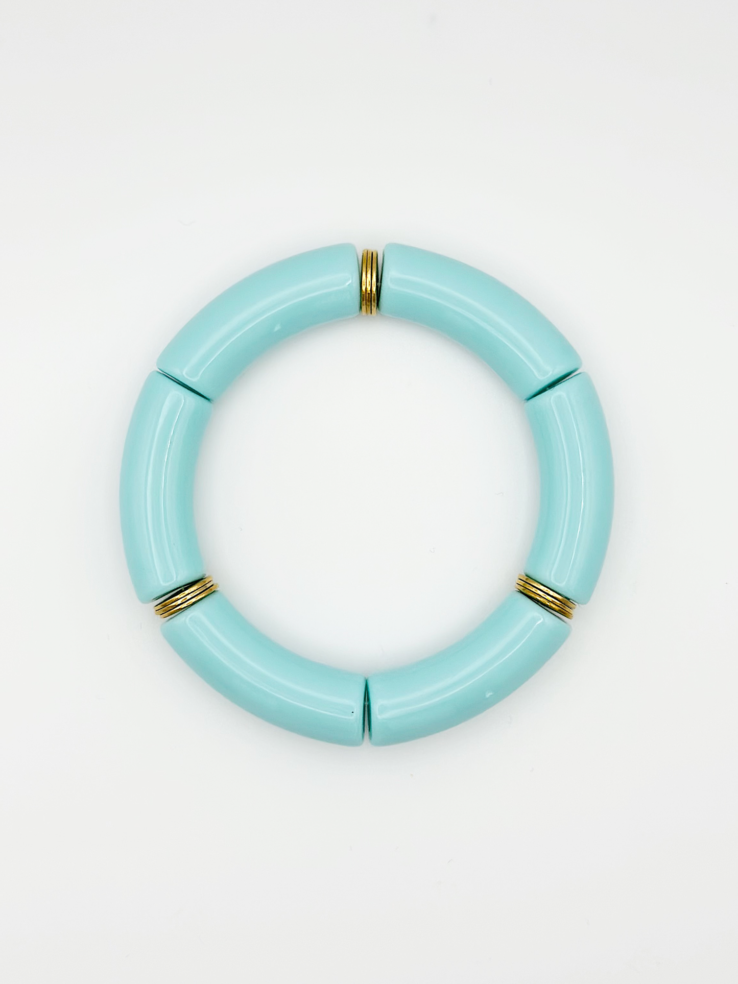 Bracelet tube Bleu clair