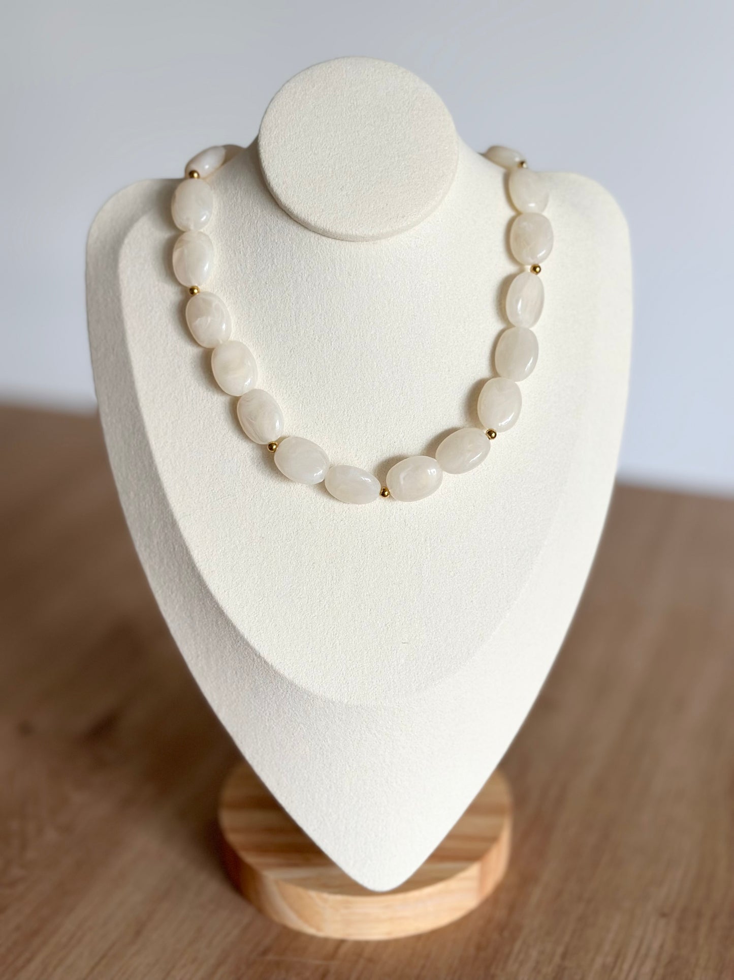 Collier - Blanc crème
