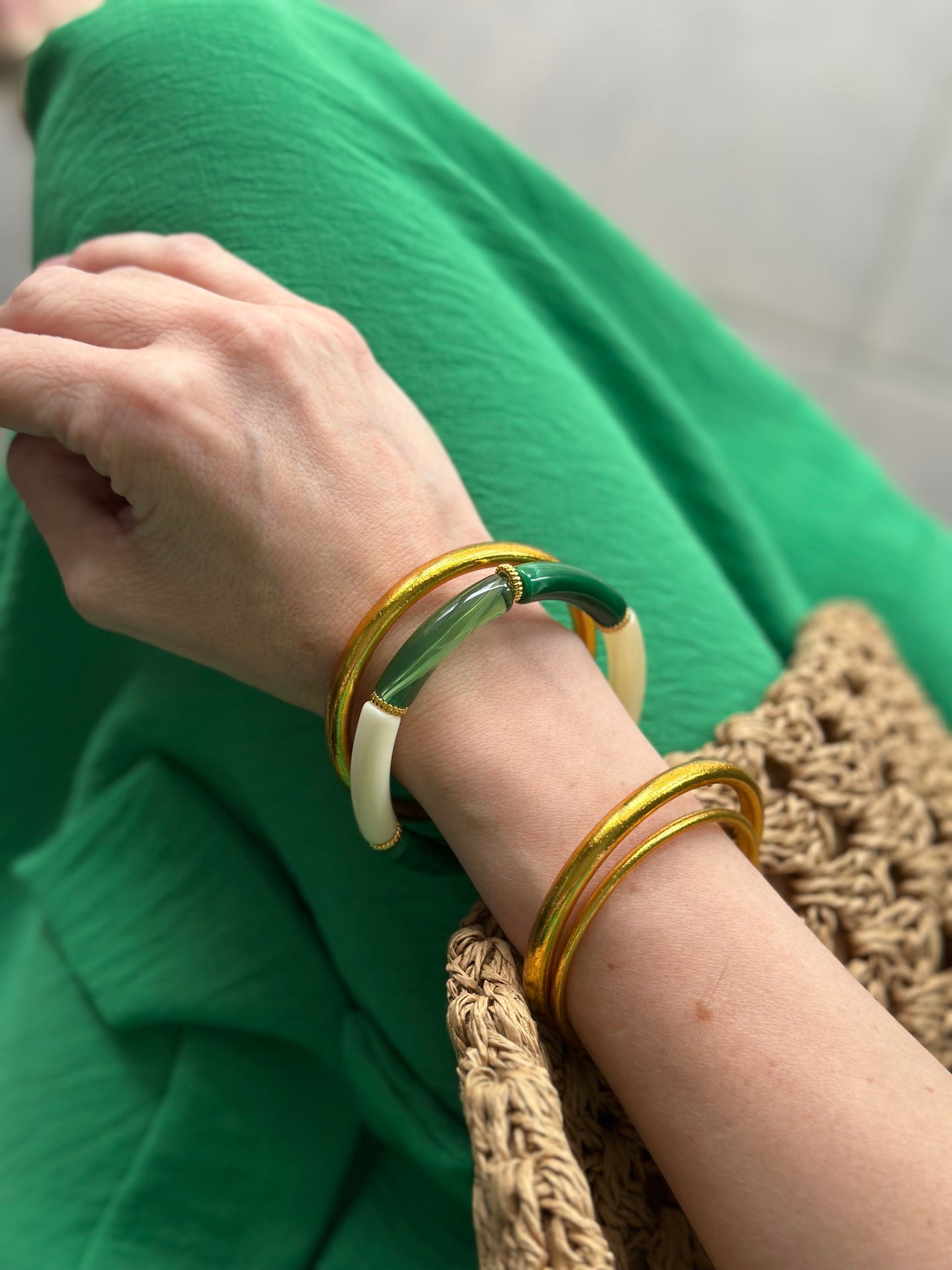 Bracelet tube fin Java