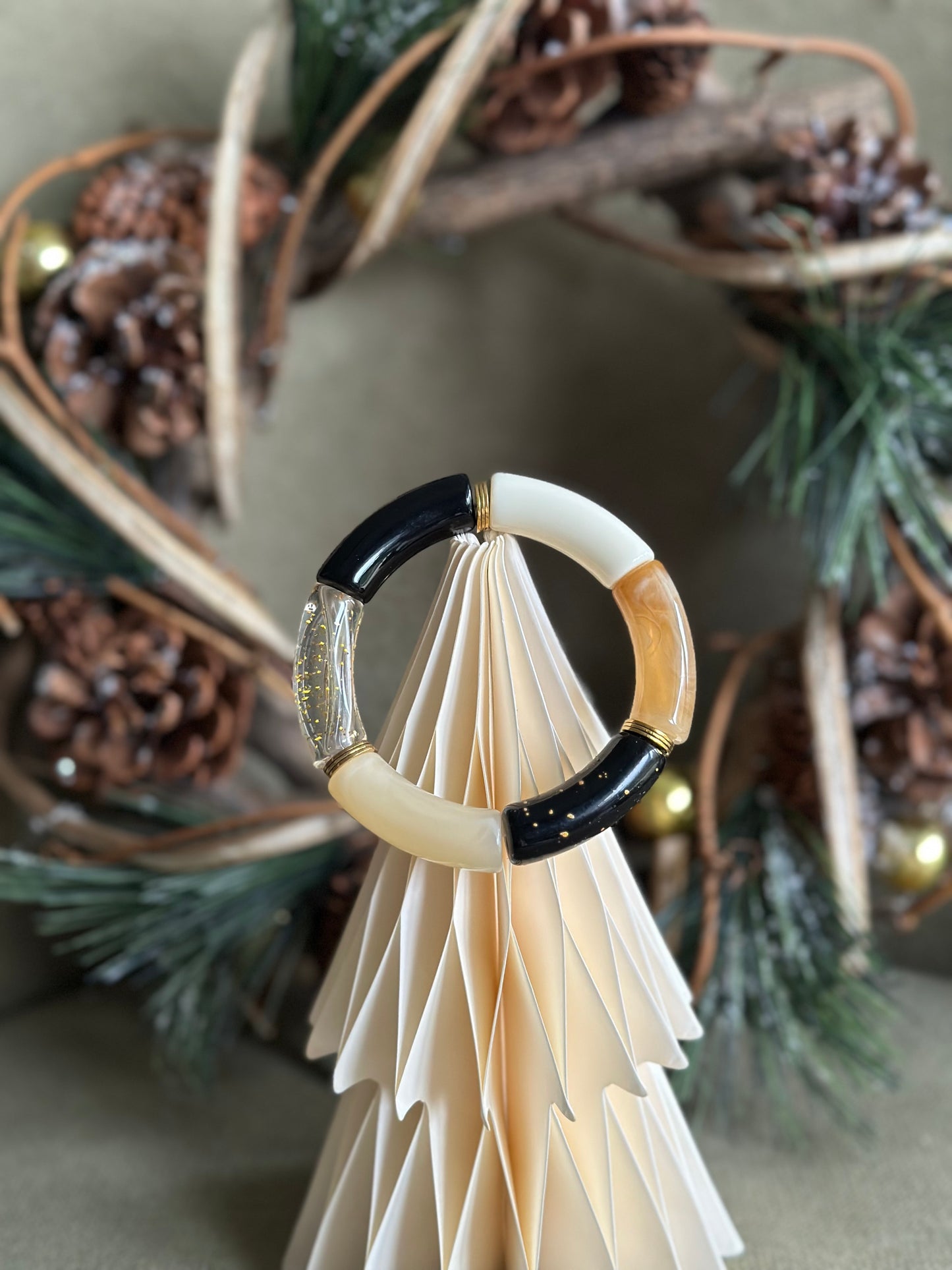 Bracelet tube Noir 2