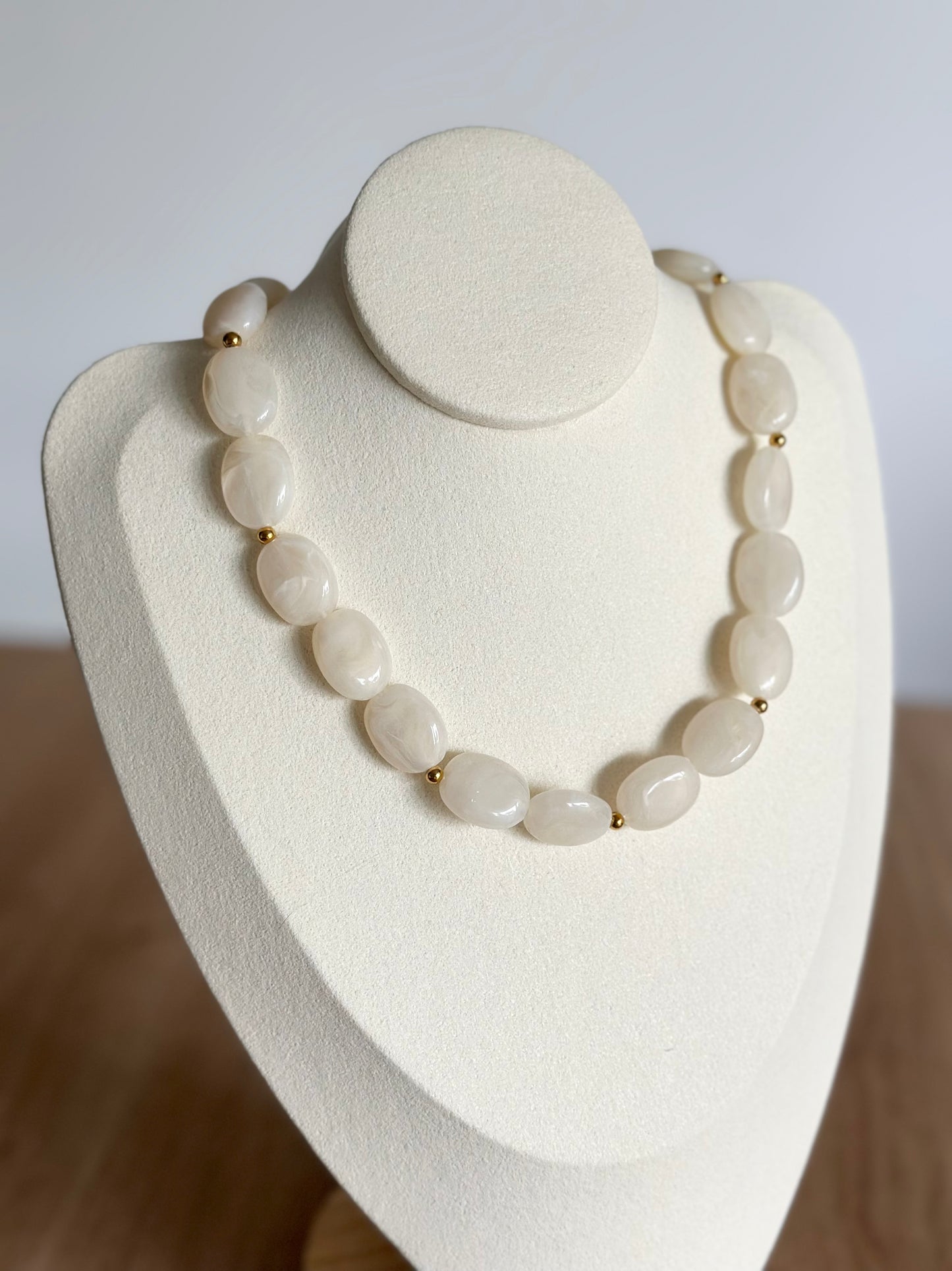 Collier - Blanc crème