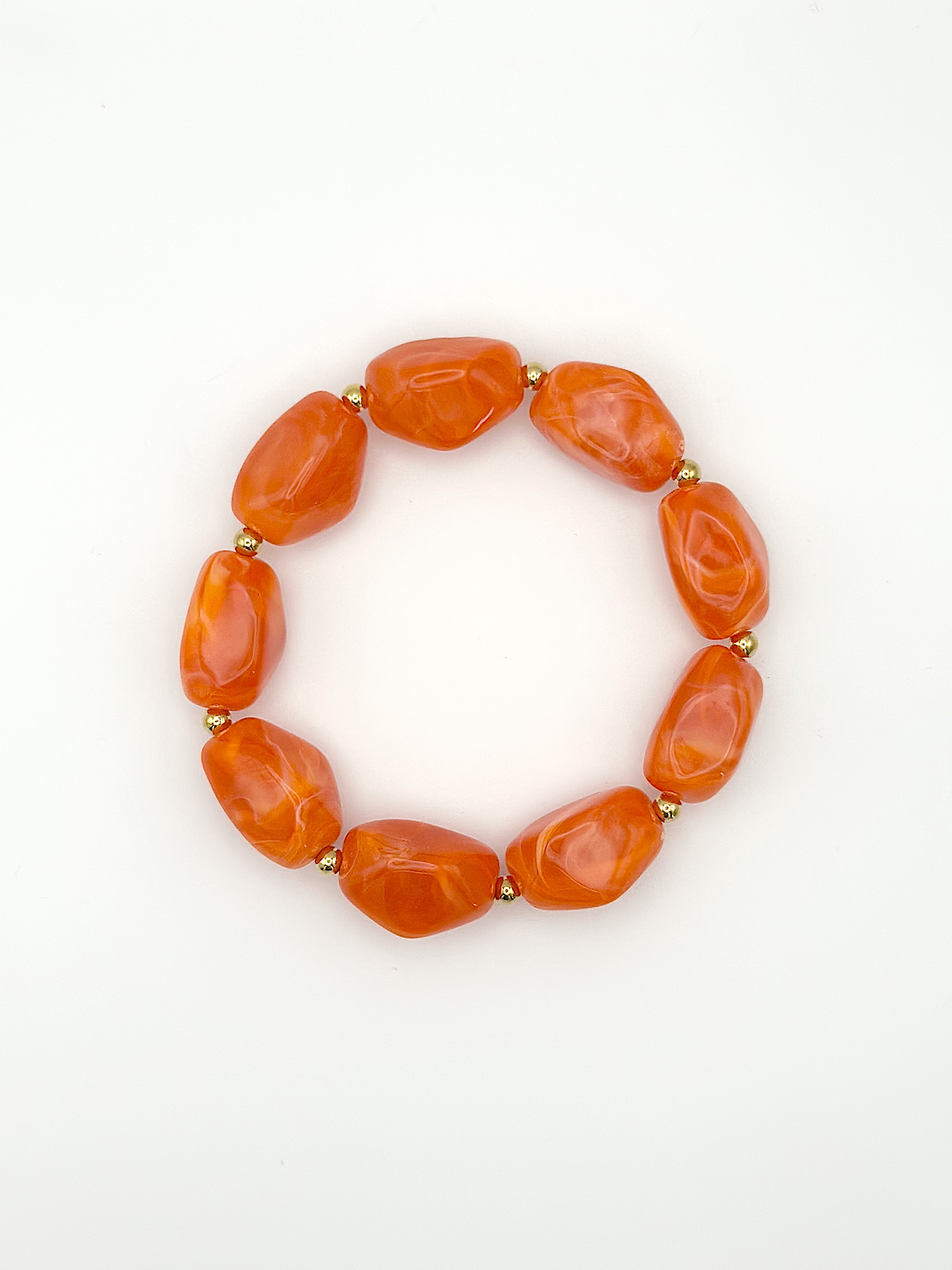 Bracelet ovale Orange