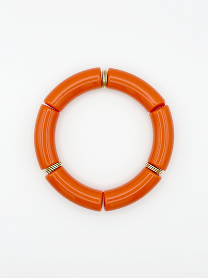 Bracelet tube Orange