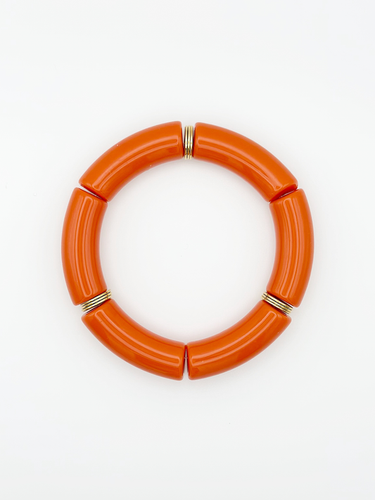 Bracelet tube Orange