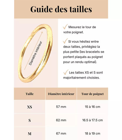 Bracelet Bouddhiste torsadé doré