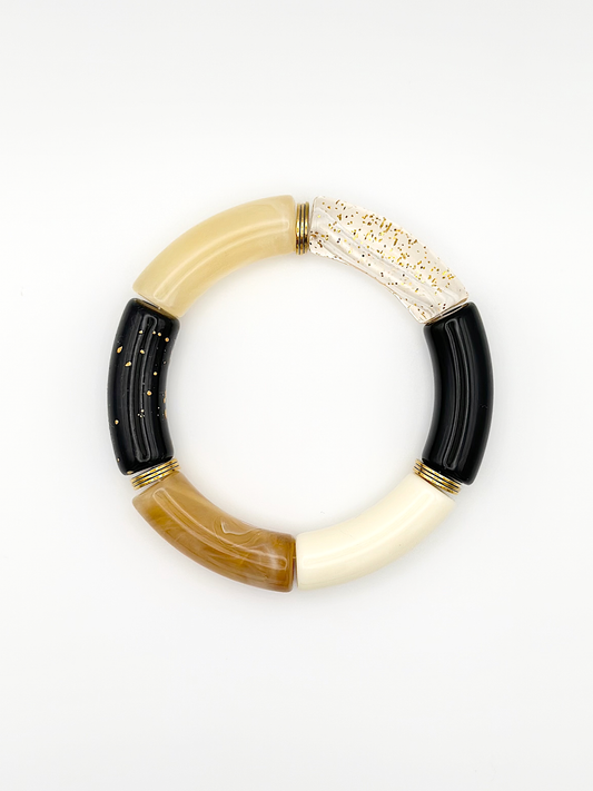 Bracelet tube Noir 2