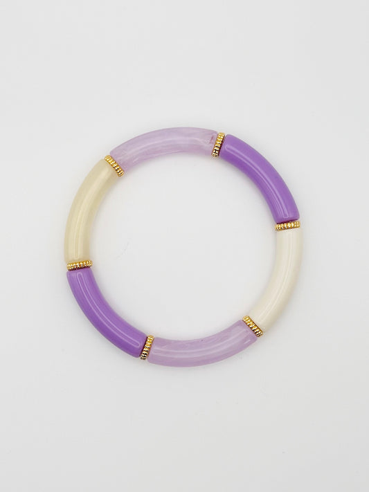 Bracelet tube fin Lila