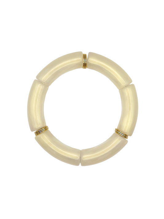 Bracelet tube Nacré
