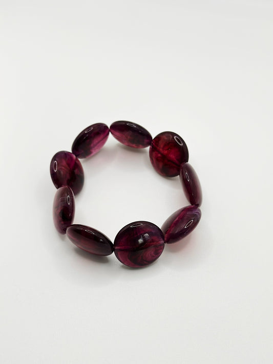 Bracelet Candy - Violet foncé
