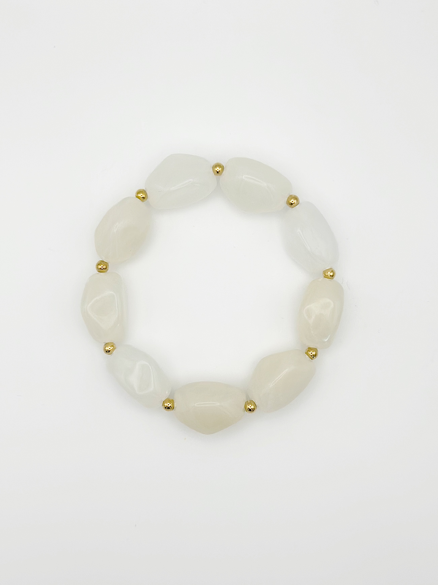 Bracelet ovale Blanc