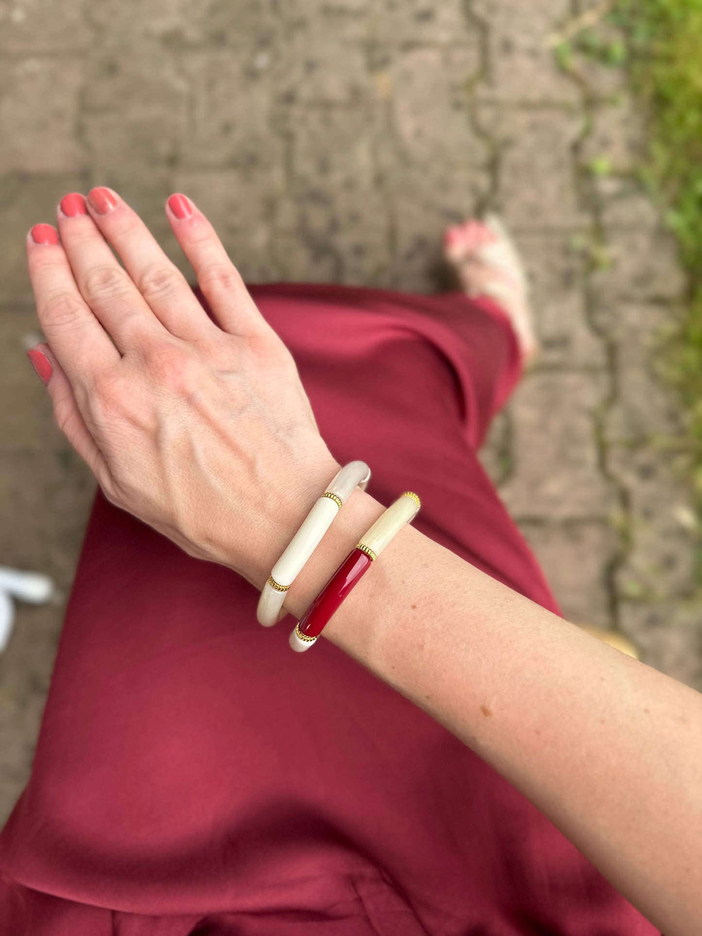 Bracelet tube fin Henna