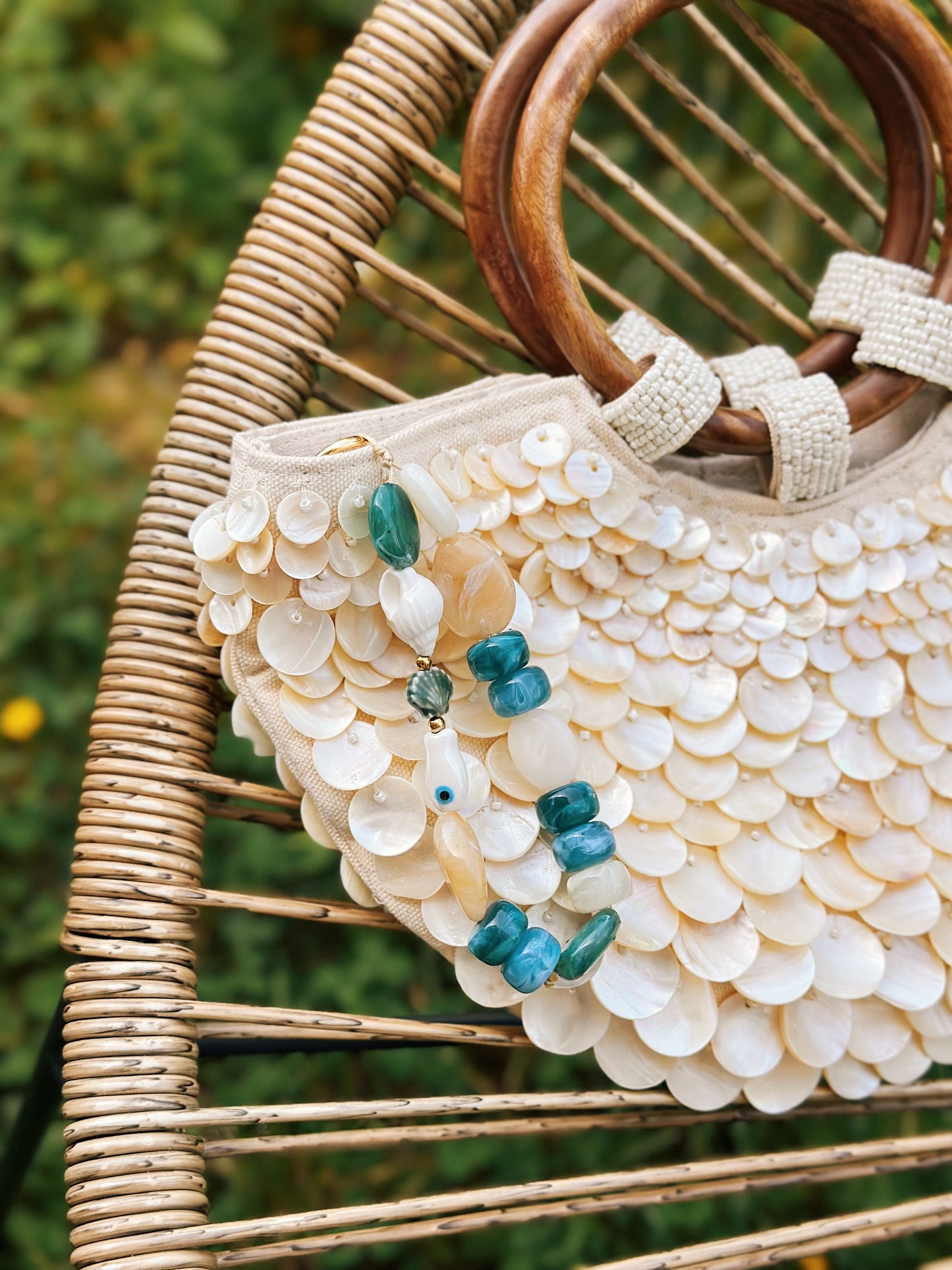 Bijou de Téléphone / Grigri de sac Océan