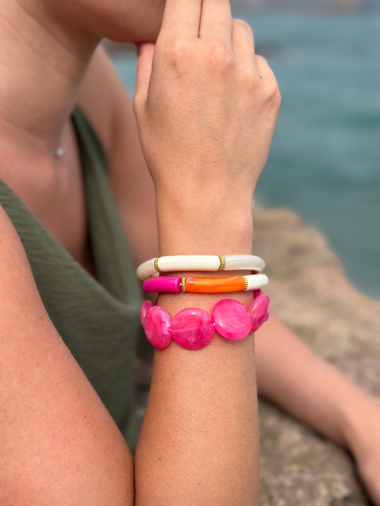 Bracelet tube fin Ibiza