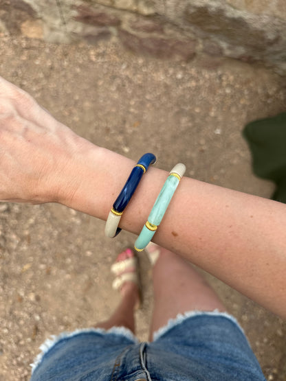 Bracelet tube fin Santorin