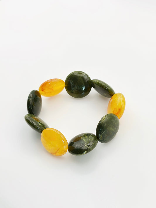 Bracelet Candy - Vert & Jaune