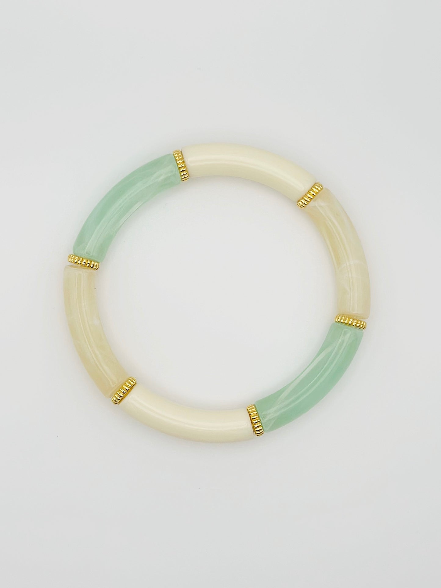 Bracelet tube fin Sage