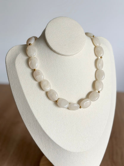 Collier - Blanc crème