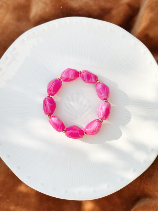 Bracelet ovale Rose