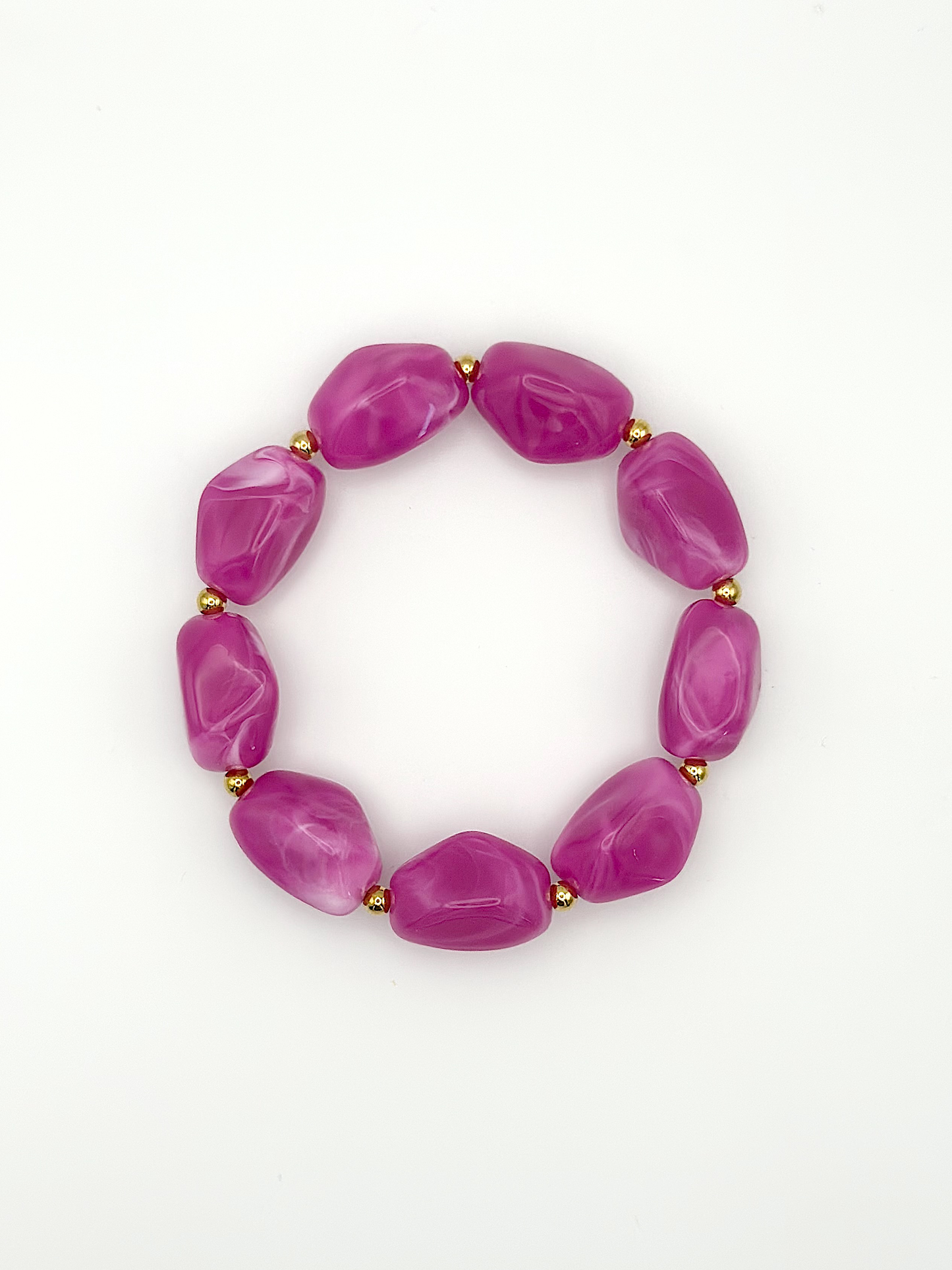 Bracelet ovale Violet