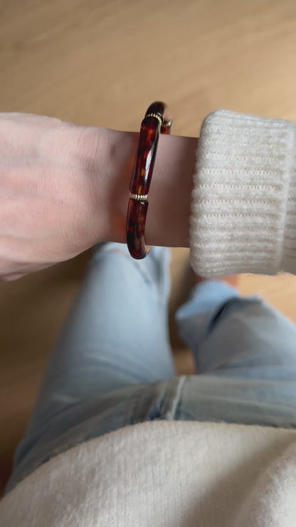 Bracelet tube fin Léo
