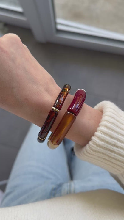 Bracelet tube fin Léo